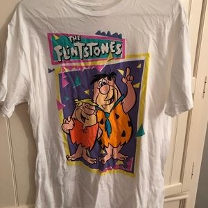 Flintstones white tee